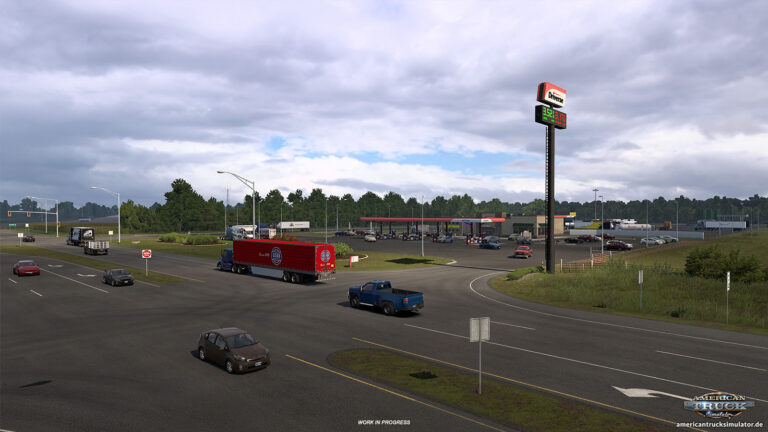 Neue Truckstops auf der Interstate 40