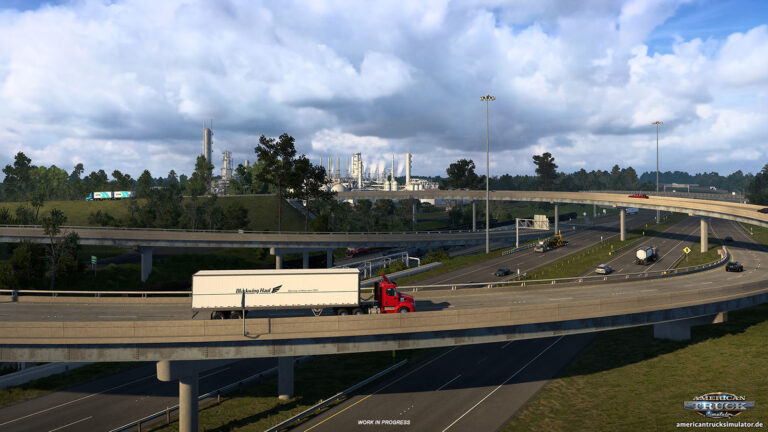 Das Straßennetz von Louisiana