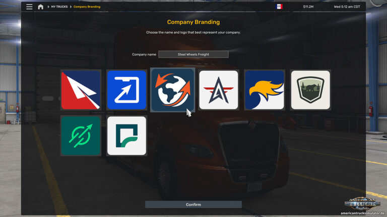 Überarbeitete Firmenlogos