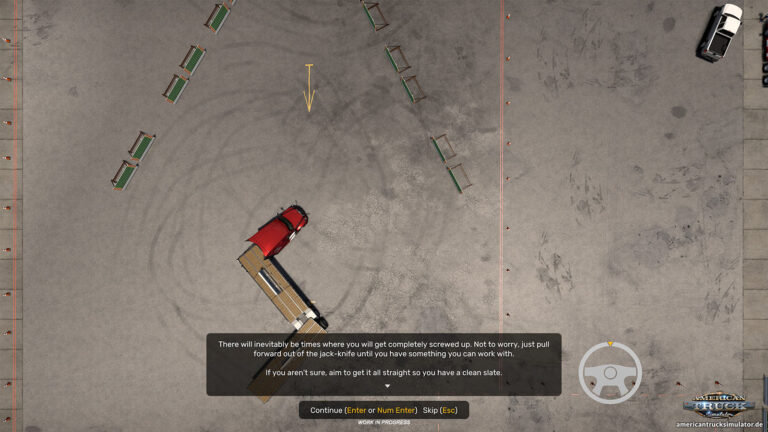 Zwei Anhänger in der Driving Academy